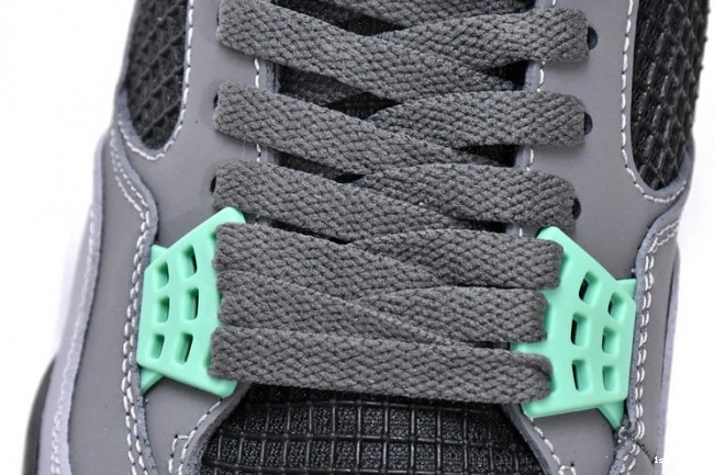 1st Kicks Shoes Retro Jordan Glow 4 Green 308497-033 Air 0817